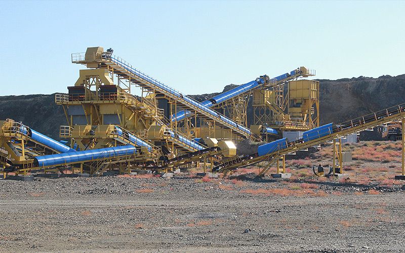 Ligne de production de concassage de minerai de fer de 500 tonnes par heure en Mongolie