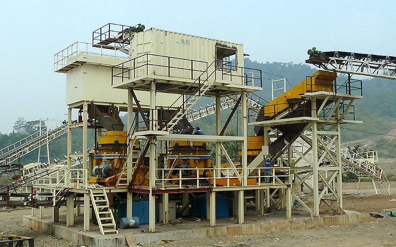 Ligne de production de concassage de minerai de cuivre congolais d'une capacité de 500 tonnes par heure