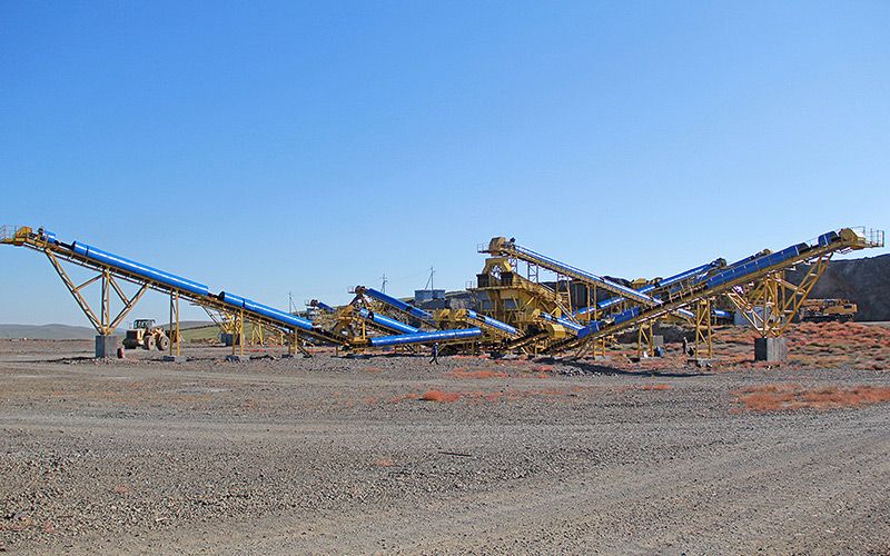 Ligne de production de concassage de minerai de fer de 500 tonnes par heure en Mongolie