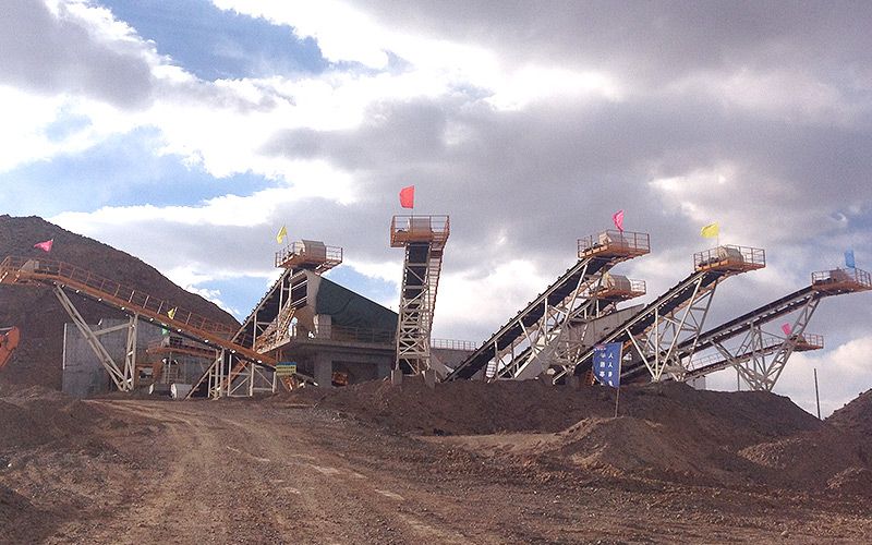 Ligne de concassage de calcaire Qinghai 600 tonnes par heure